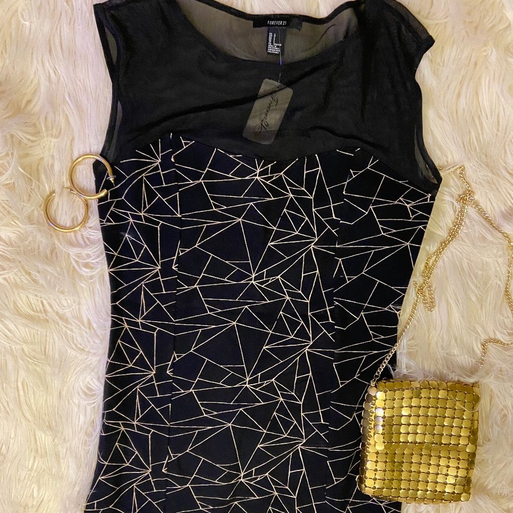 Geometric Mini Dress- Forever 21